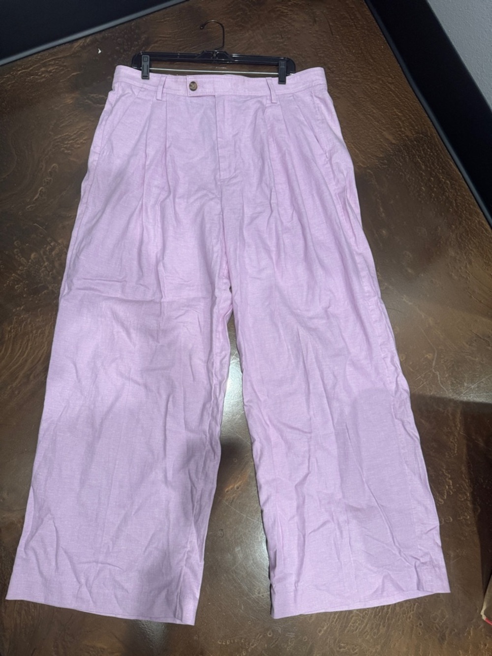 Banana Republic Girls' Light Purple Wide-Leg Pants